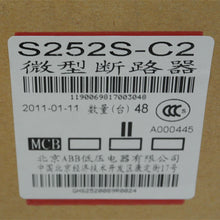 將圖片載入圖庫檢視器 ABB  S252S-C2 Miniature  Circuit Breaker