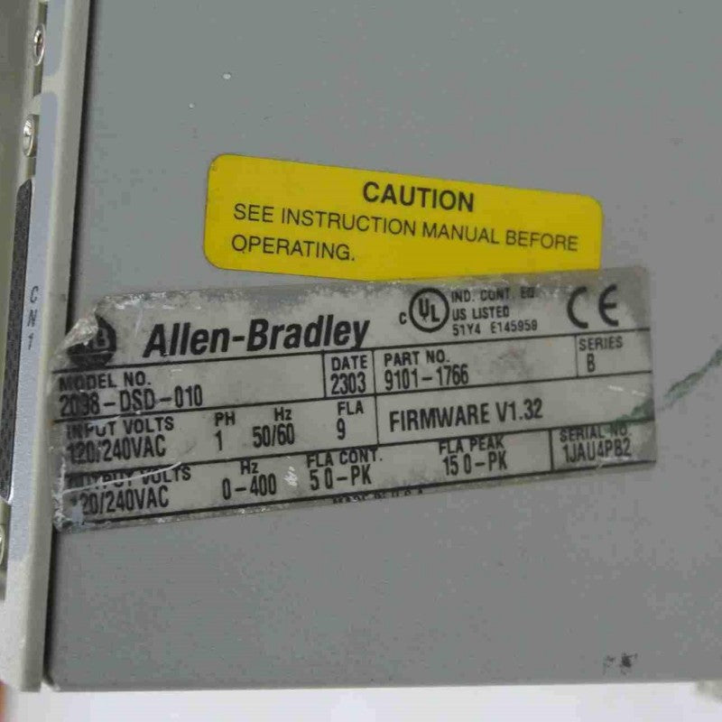 Allen Bradley 2098-DSD-010 Ultra 3000伺服驅動器