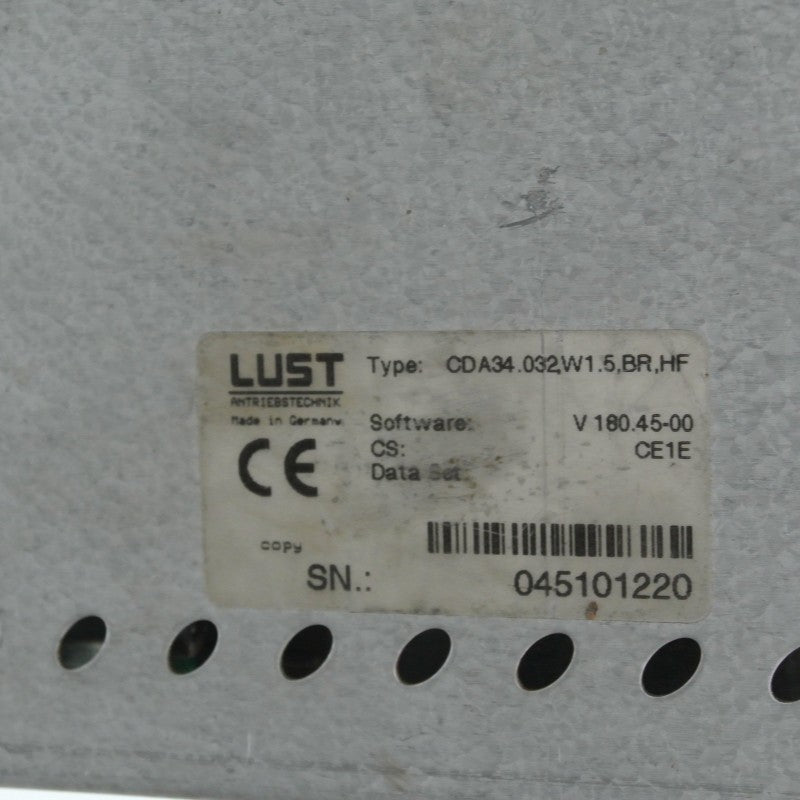 Lust CDA34.032.W1.5.BR.HF伺服驅動器