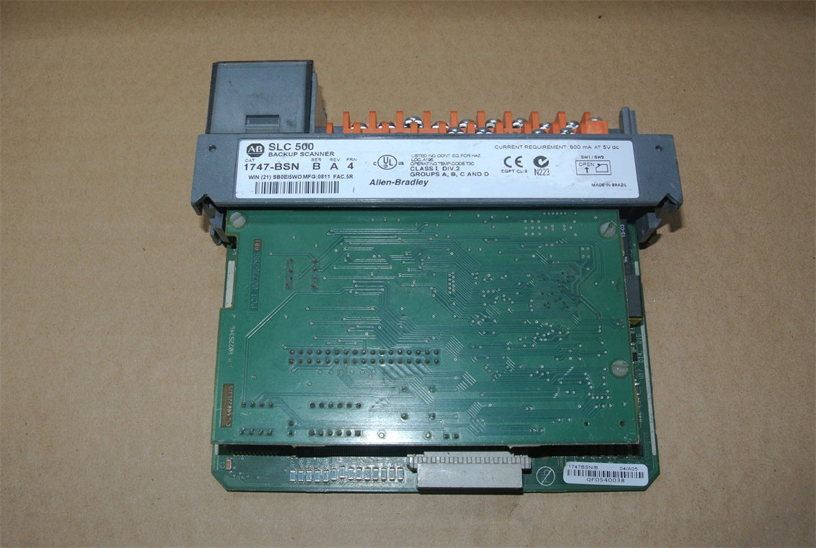 ALLEN BRADLEY 1747-BSN SLC 500 備份掃描器模組