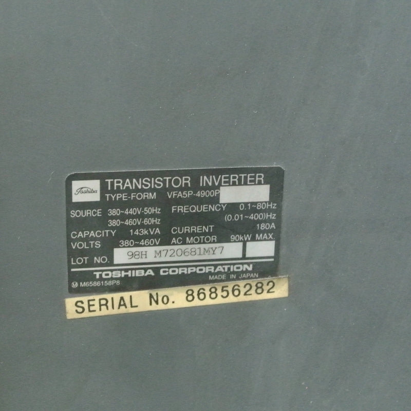 東芝VFA5P-4900P變頻器