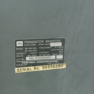 TOSHIBA  VFA5P-4900P Inverter