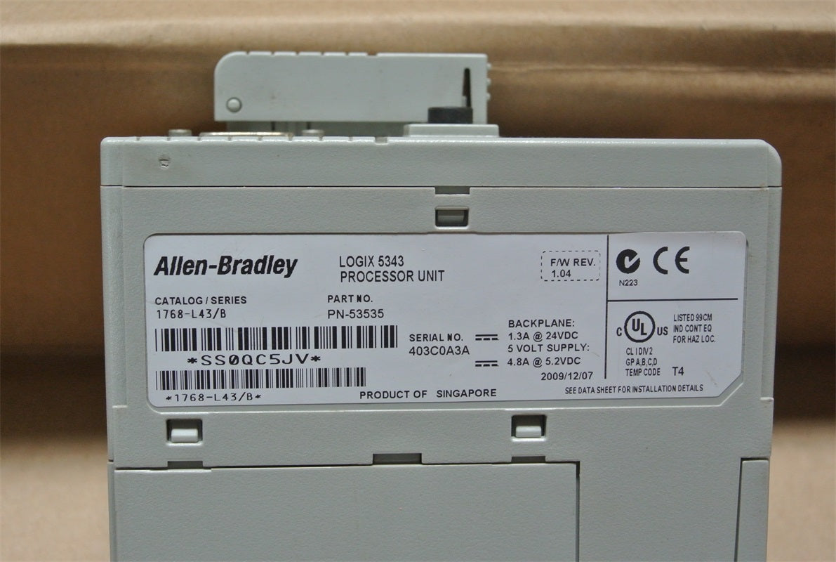 Allen Bradley 1768-L43 Compactlogix 控制器模組