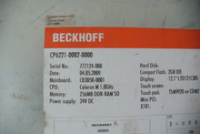 Load image into Gallery viewer, BECKHOFF CP6221-0002-0000 INSTALLATION CONTROL PANEL