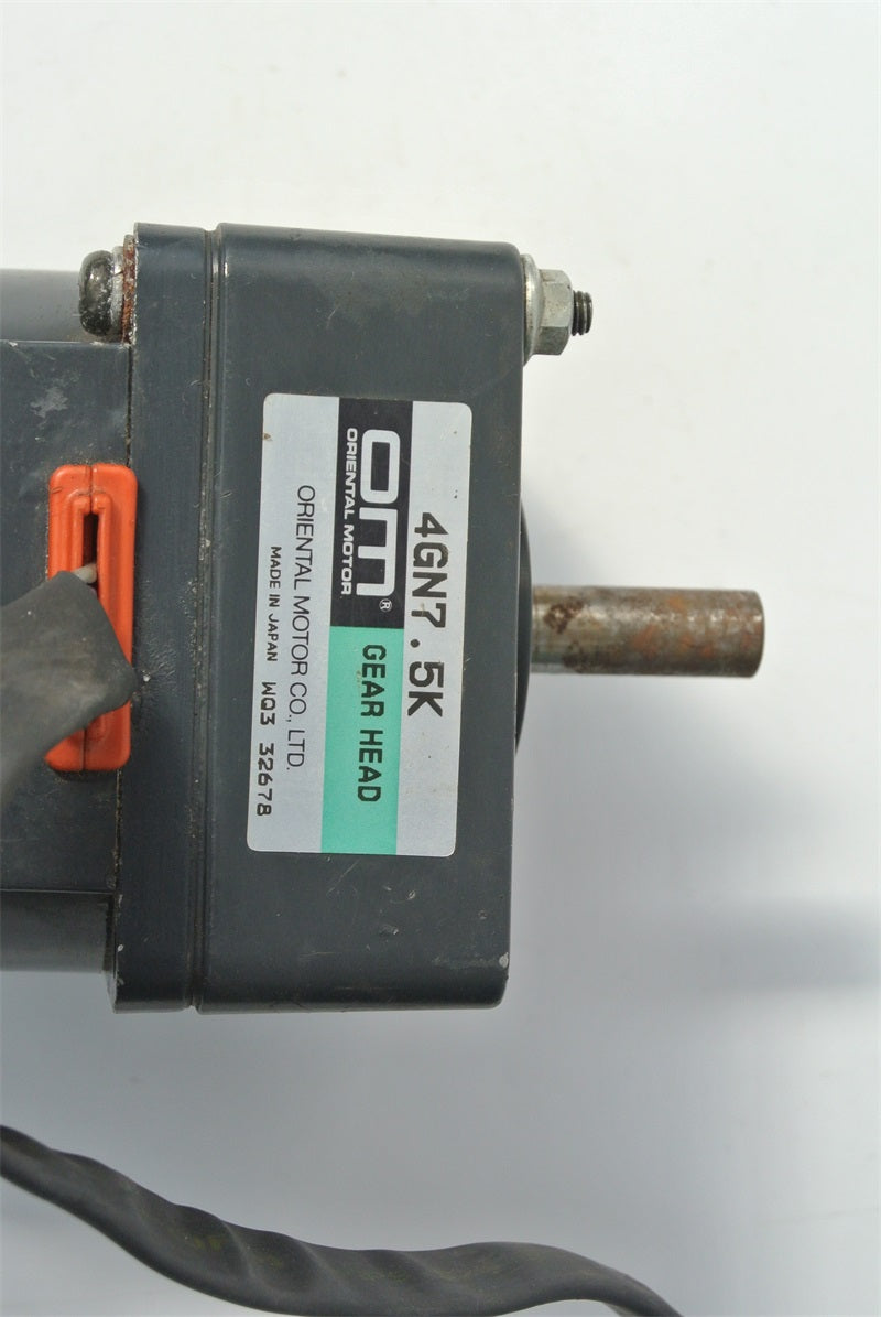 Oriental Motor 4GN7.5K Gear Head