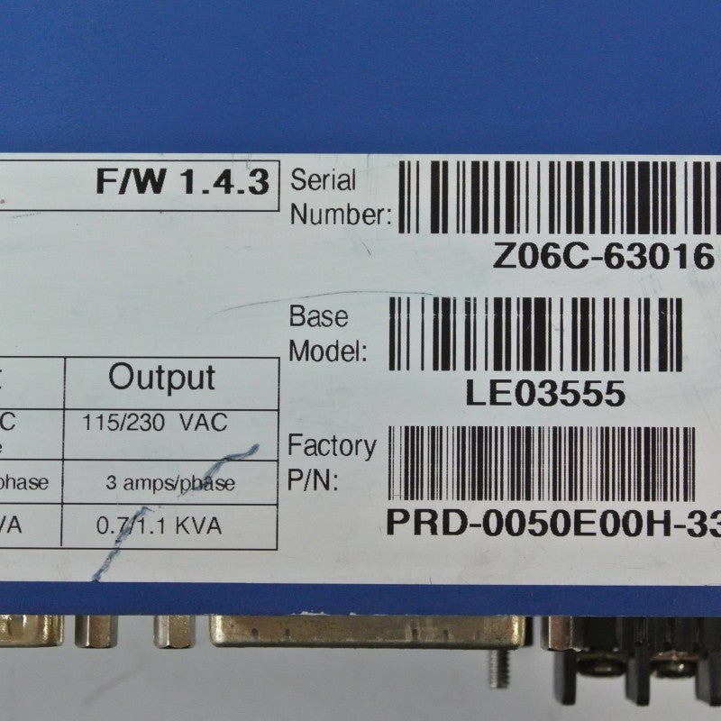 科爾摩根LE03555伺服驅動器