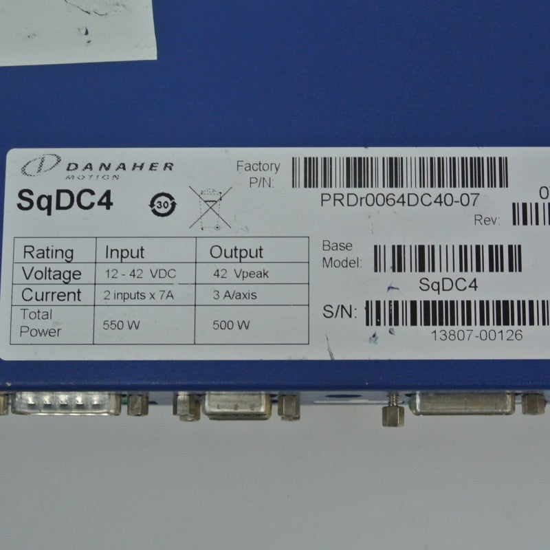 Kollmorgen SQDC4 PRDRLM64DC4Z-00伺服驅動器