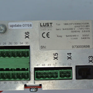 Lust 1866-1371/404M.C13.S35.G16 Servo Drive Input 3x400/460V