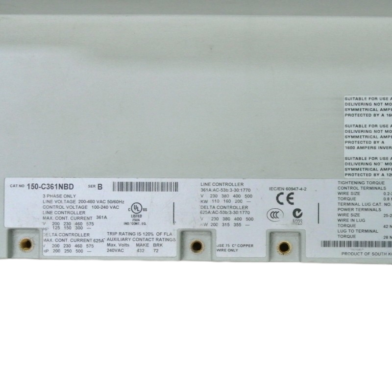 Allen Bradley 150-C361NBD線路控制器