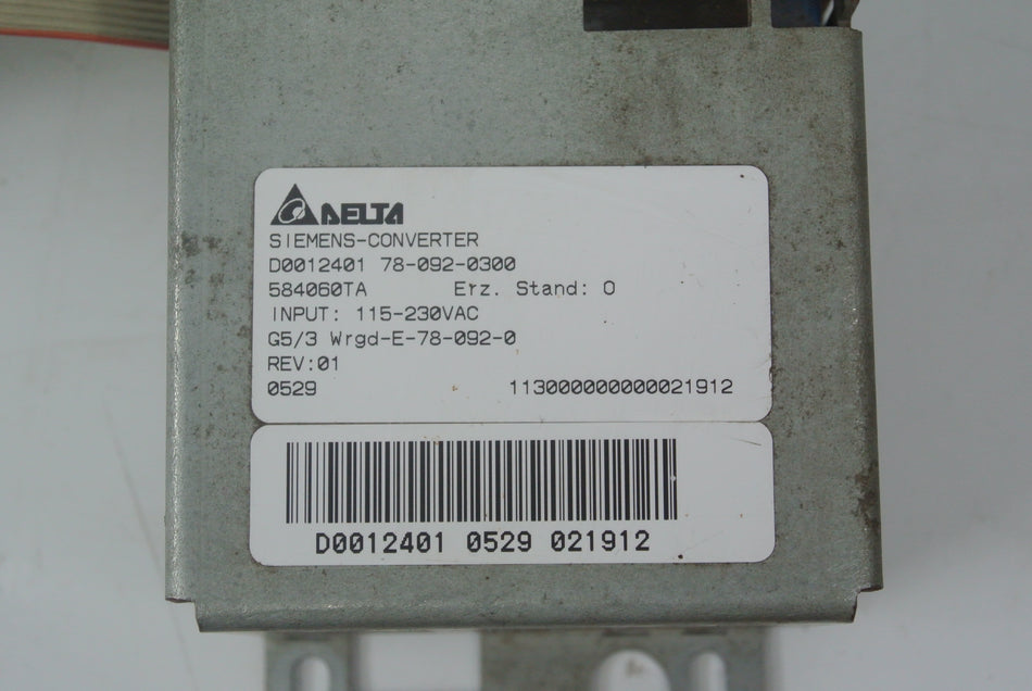 Delta D0012401 SIEMENS-CONVERTER