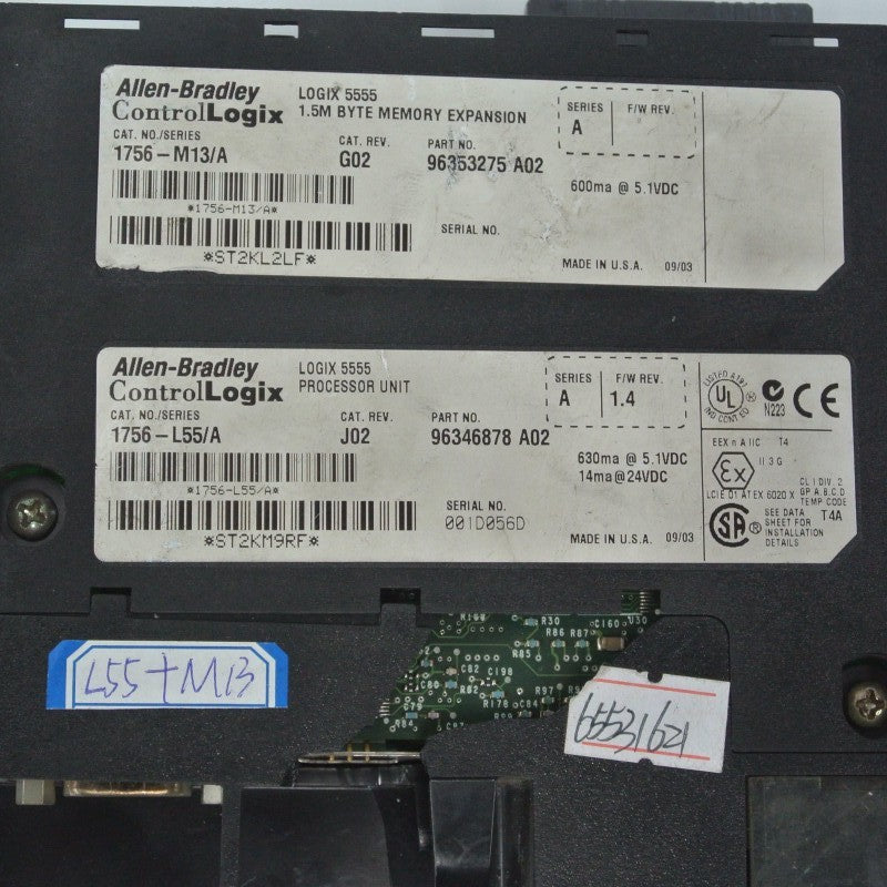 Allen Bradley 1756-M13/A內存擴充模組