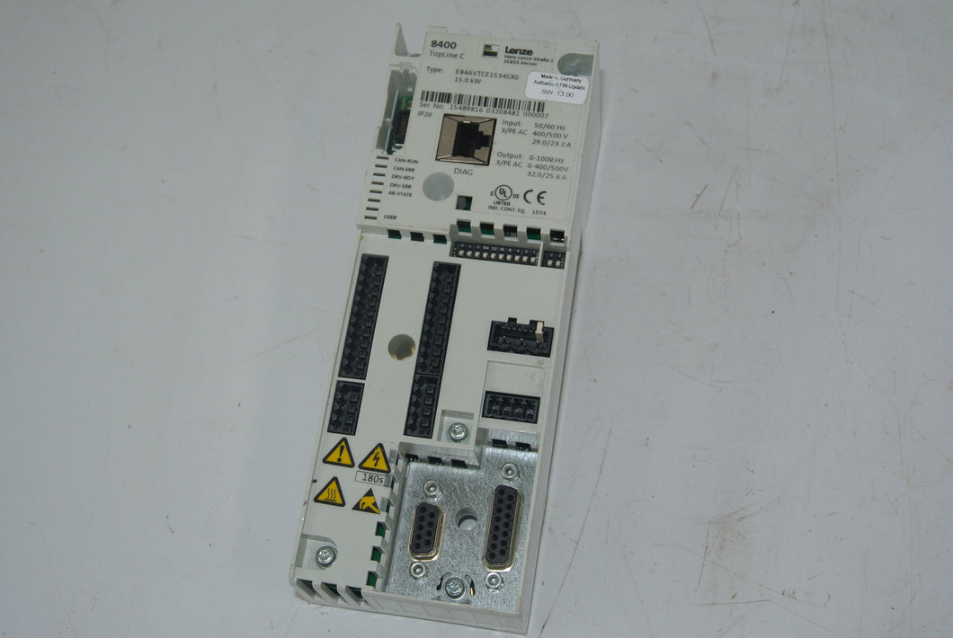 Lenze E84ABCTC0000SN0 8400 Control Unit