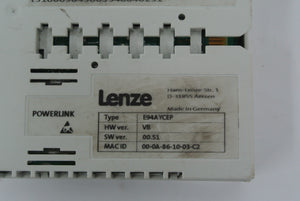 Lenze E94AYCEP Servo Drives 9400 Extension Module