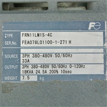 將圖片載入圖庫檢視器 FUJI FRN11LM1S-4C Inverter Input