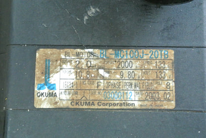 Okuma BL-MC100J-20TB ER-JF-7200D Servo Motor