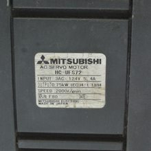 將圖片載入圖庫檢視器 Mitsubishi HC-UFS72 AC Servo Motor Input 124V