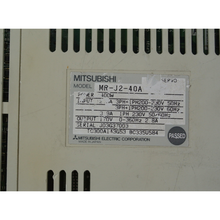 將圖片載入圖庫檢視器 Mitsubishi MR-J2-40A AC Servo Drive 100W Input 200-230V