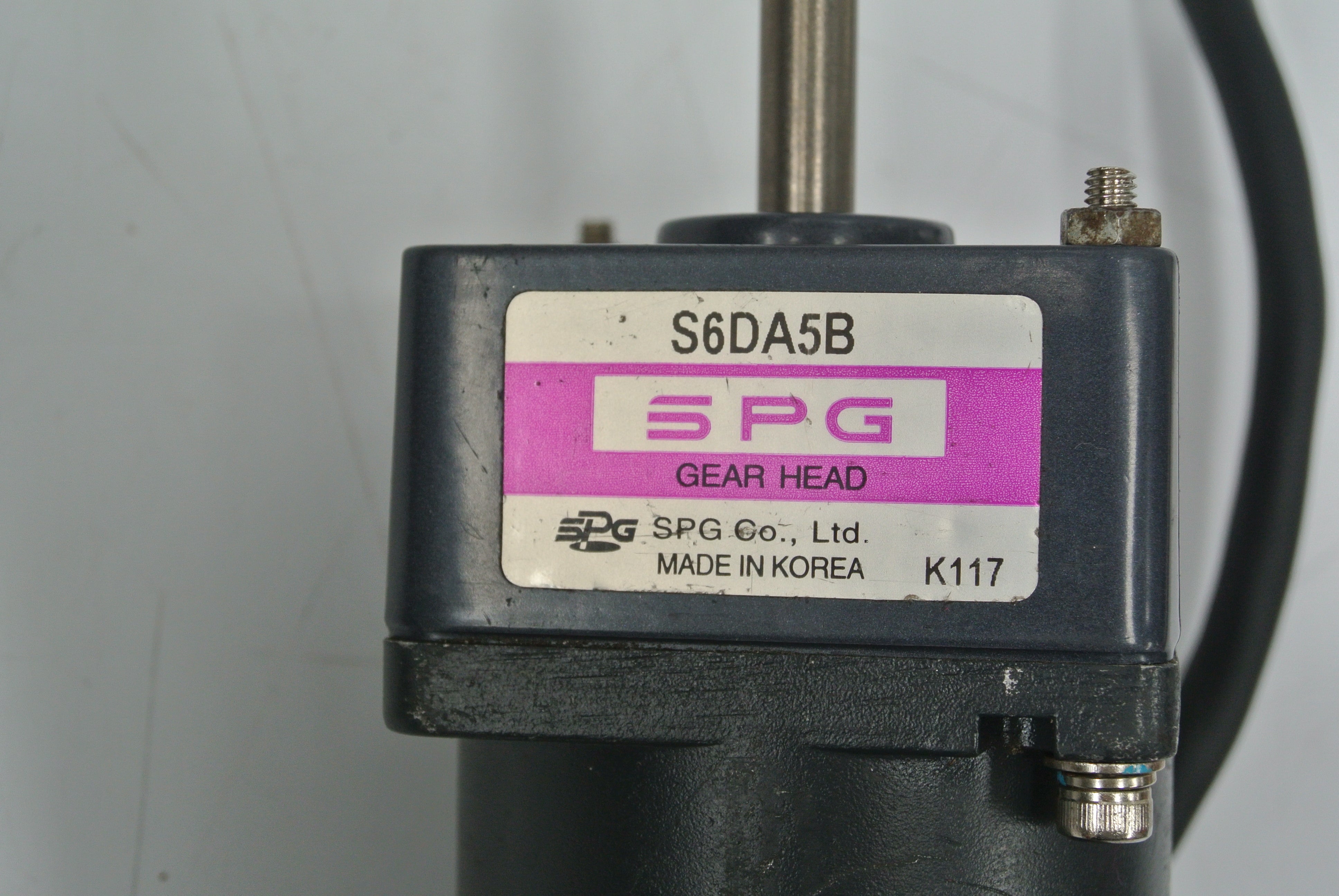 SPG S6DA5B GEAR HEAD BG60-N220020 DC MOTOR - Rockss Automation