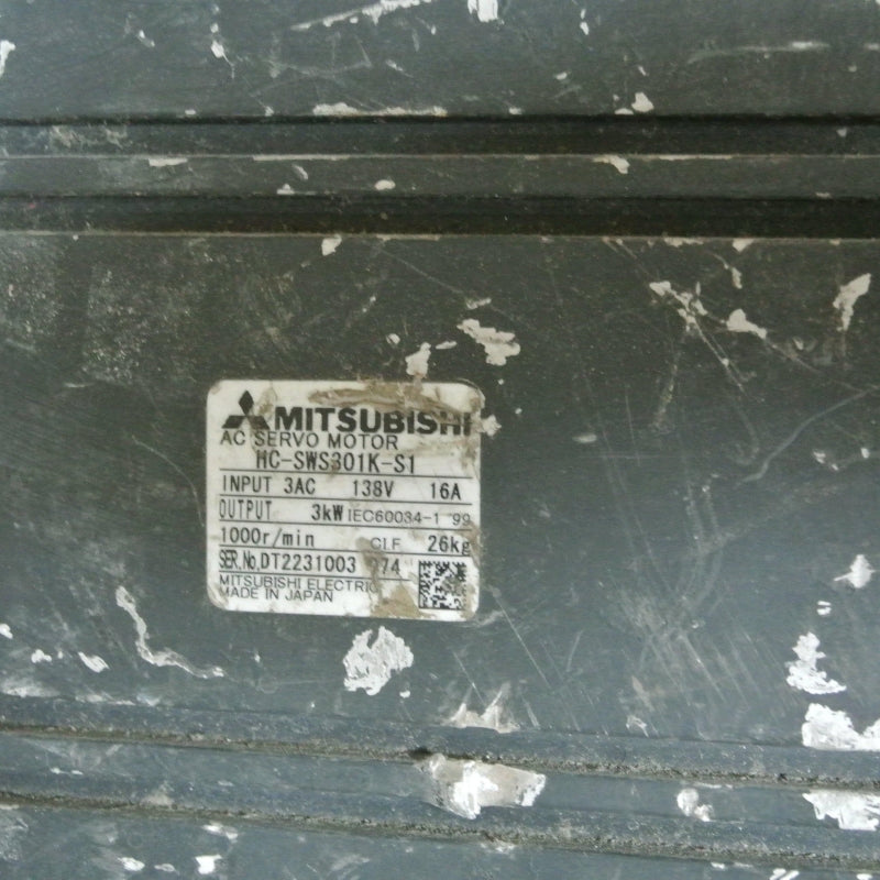 三菱 HC-SWS301K-S1 交流伺服馬達 3kW