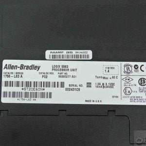 Allen Bradley 1756-L63 A Logix 5563 Processor Unit