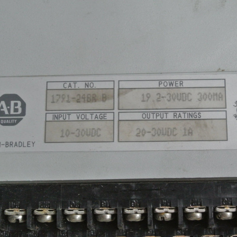Allen Bradley 1791-24BR I/O模組輸入10-30VDC