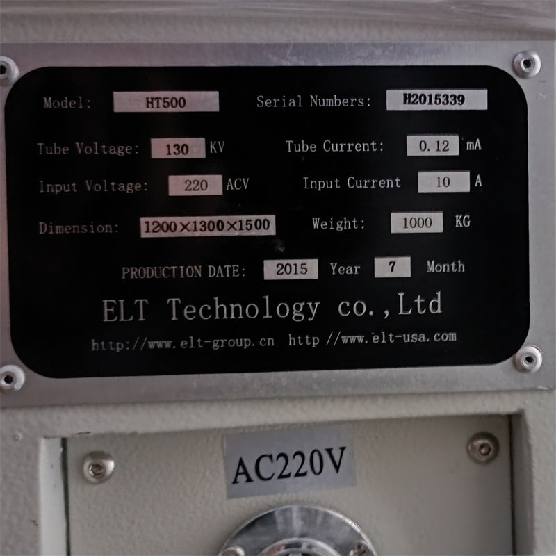 ELT HT500 X-Ray Flaw Detection Equipment - Rockss Automation