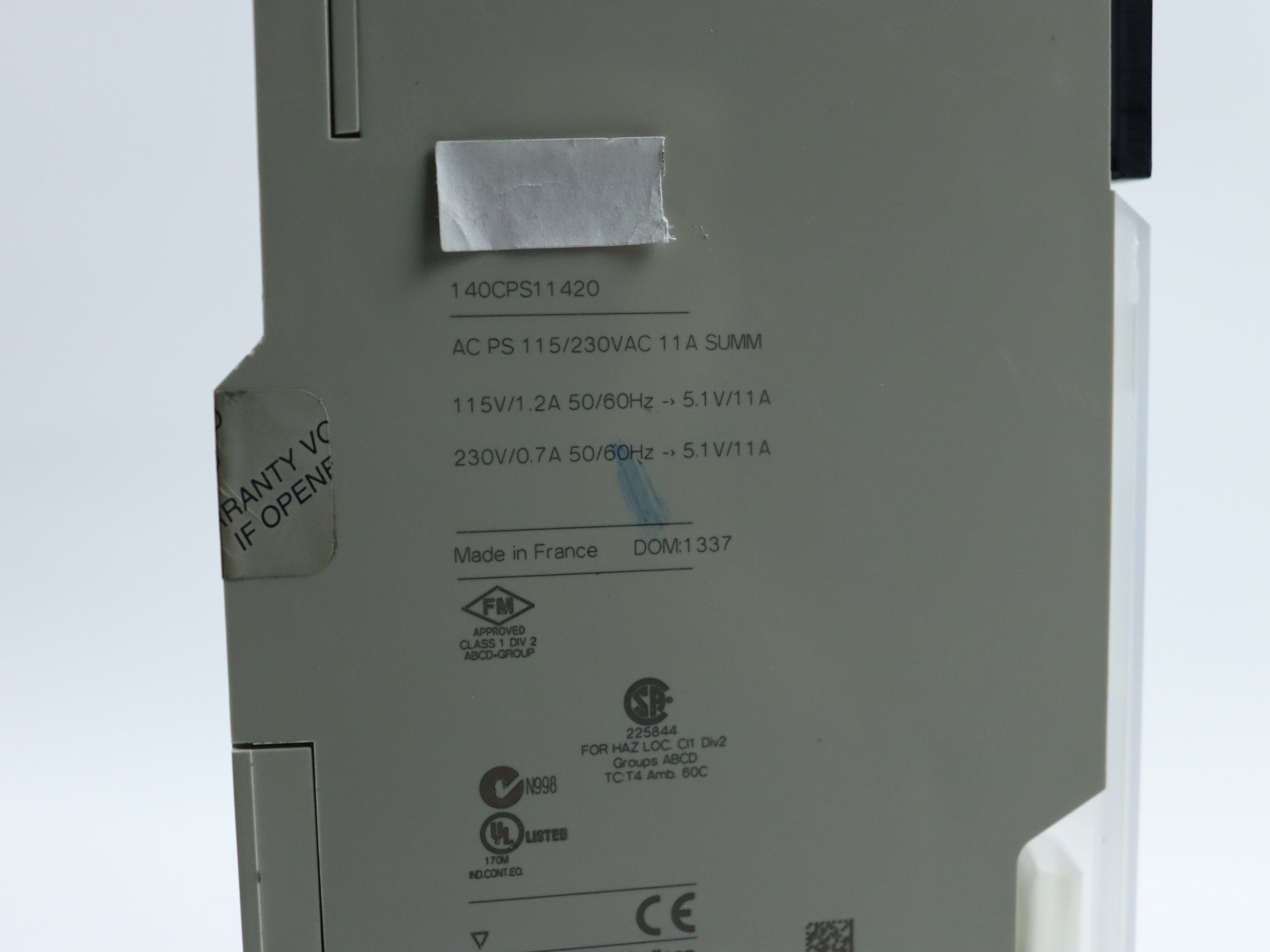 施耐德140CPS11420電源模組