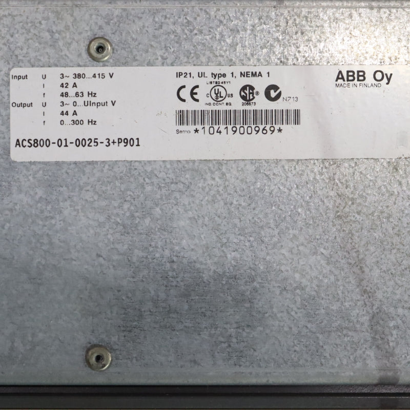 ABB ACS800-01-0025-3+P901 變頻器