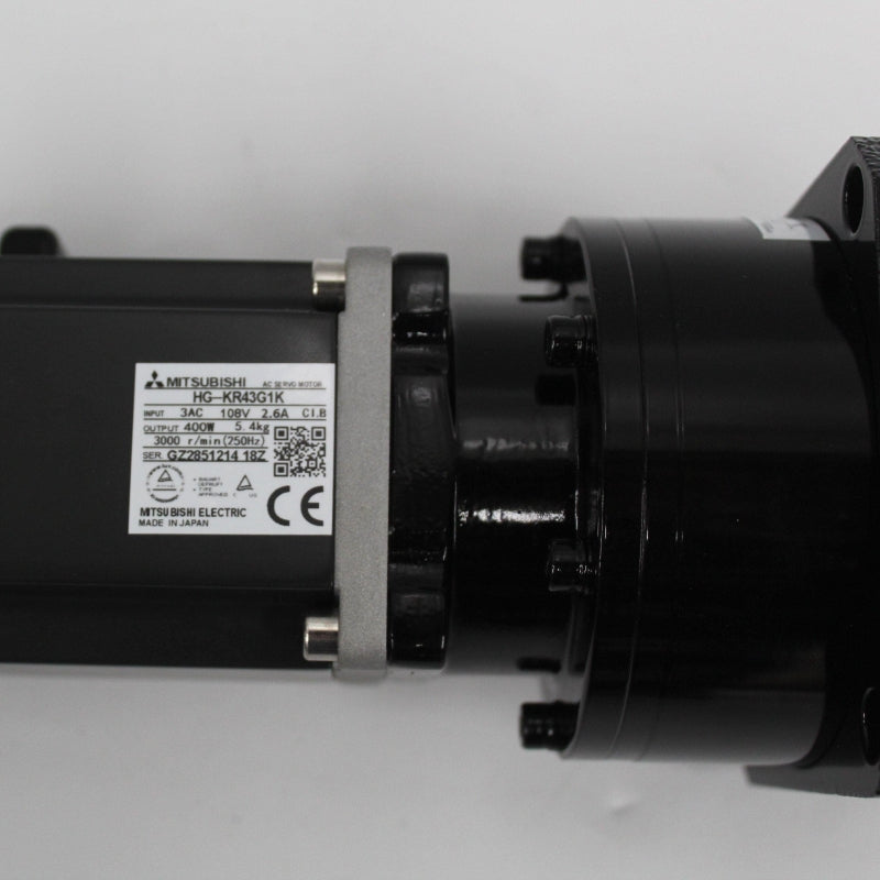 Mitsubishi HG-KR43G1K AC Servo Motor 400w (Reduction ratio 1:12)