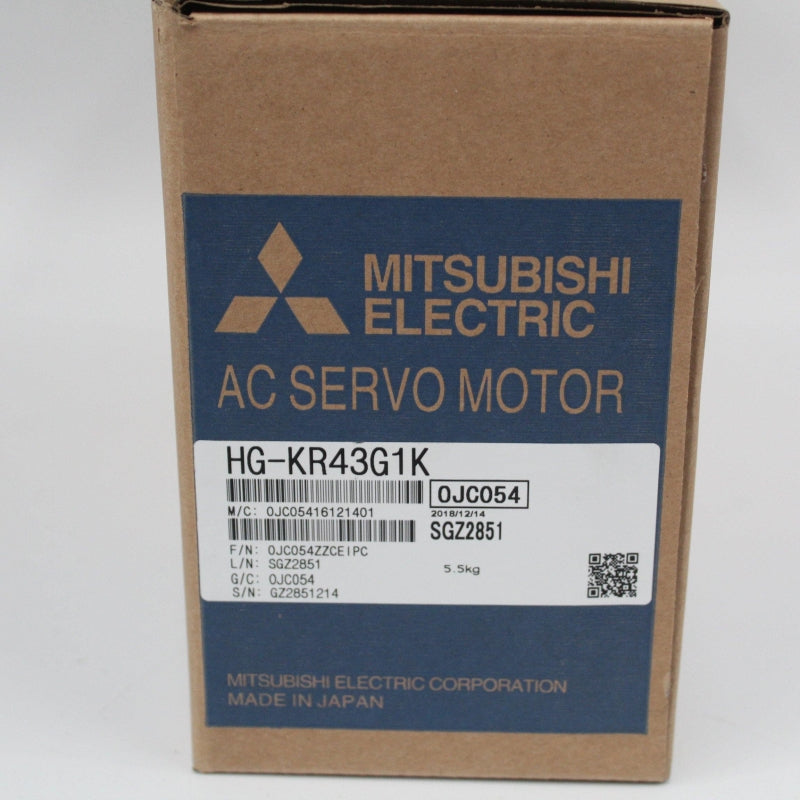 Mitsubishi HG-KR43G1K AC Servo Motor 400w (Reduction ratio 1:12)