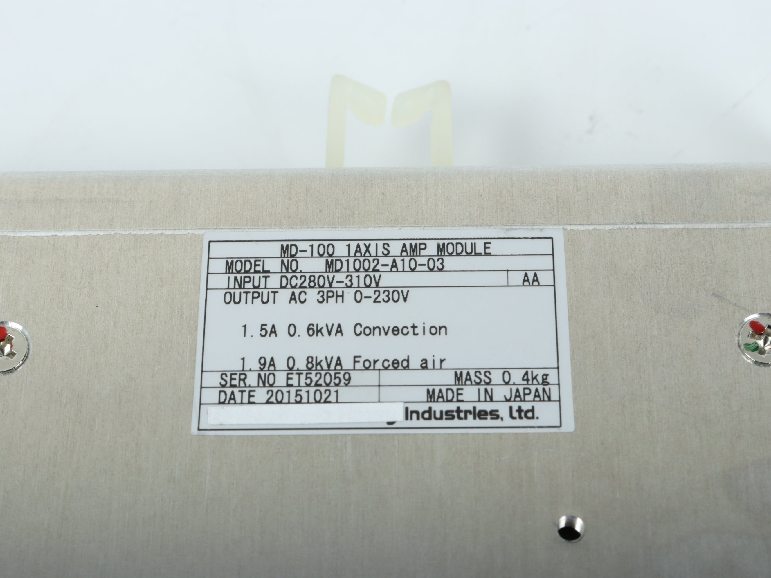 Sumitomo MD1002-A10-03 Board - Rockss Automation