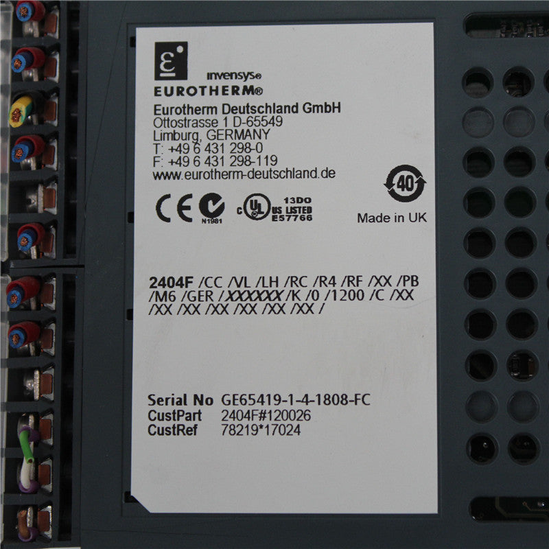 Eurotherm 2404F temperature process controller