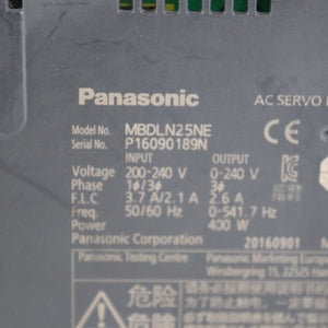 Panasonic MBDLN25NE Driver