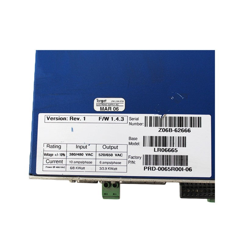 KOLLMORGEN伺服驅動器LR06665，二手，狀況良好