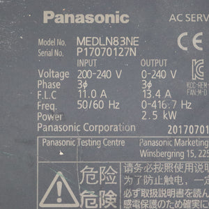 Panasonic MEDLN83NE Driver