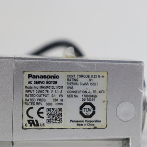 Panasonic MHMF012L1V2M Motor