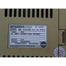 將圖片載入圖庫檢視器 Mitsubishi MR-H200B-S114-P53 AC Servo Drive 2kW Input 200-230V