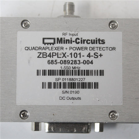 Lam Research 685-089283-004 Mini-Circuits Quadraplexer + Power Detector - Rockss Automation
