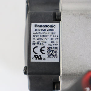 Panasonic MSMJ022S1V motor