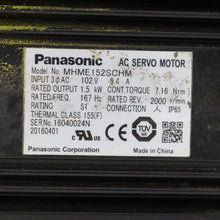 Load image into Gallery viewer, Panasonic MHME152SCHM motor