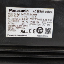 Load image into Gallery viewer, Panasonic MHME202SCHM motor