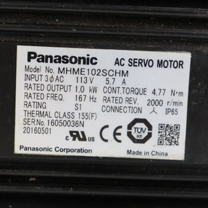Panasonic MHME102SCHM motor