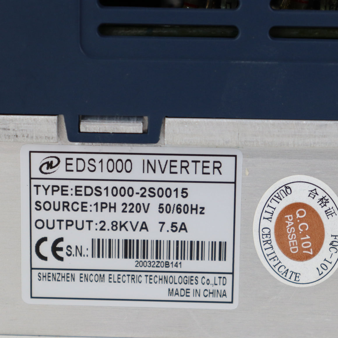 ENC EDS1000-2S0015 Inverter - Rockss Automation