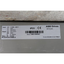 Load image into Gallery viewer, ABB ACS510-01-038A-4 Frequency Converter