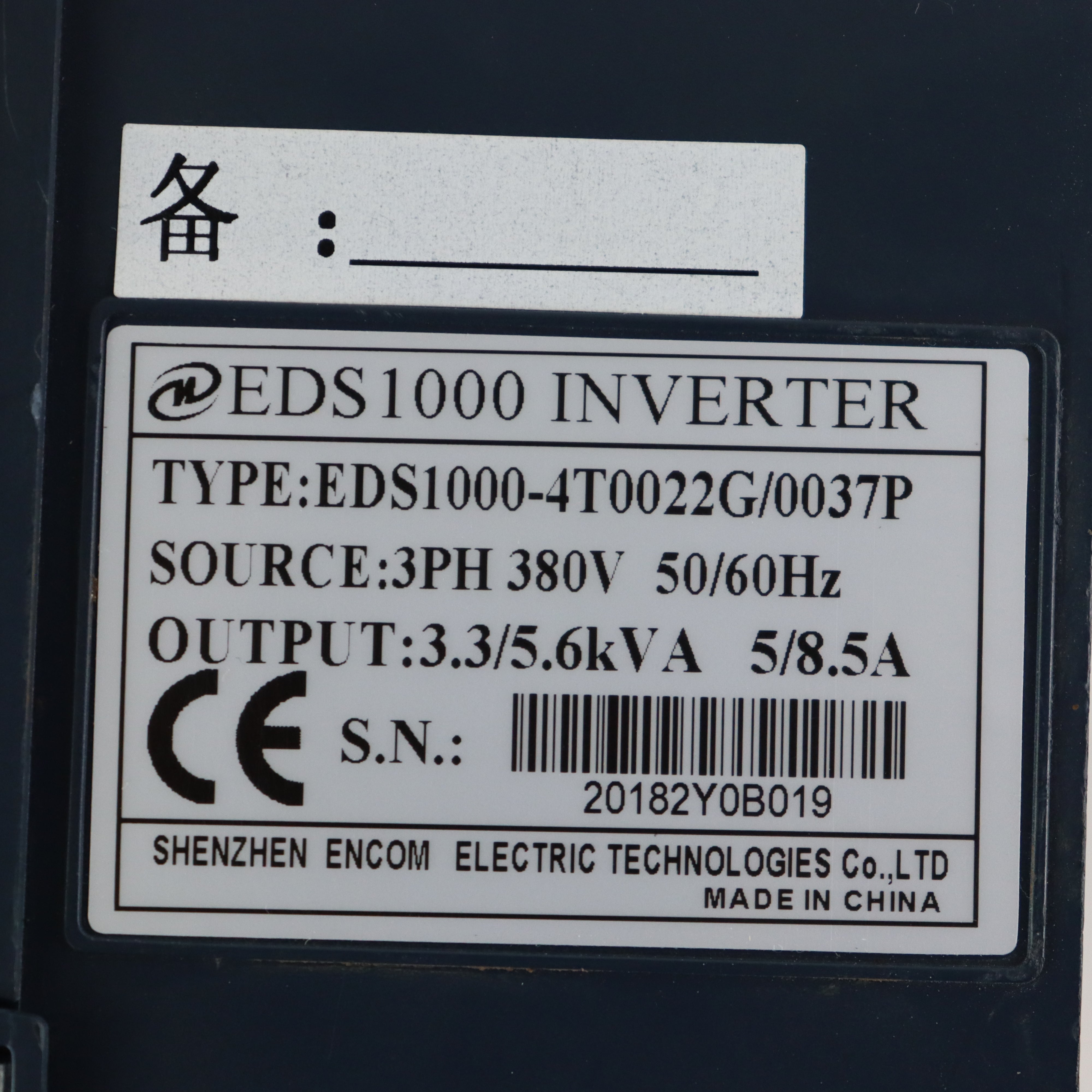 ENC  EDS1000-4T0022G/0037P Inverter - Rockss Automation