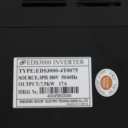 ENC EDS3000-4T0075 Inverter - Rockss Automation
