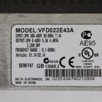台達 VFD022E43A 380V 2.2KW VFD-E 變頻器
