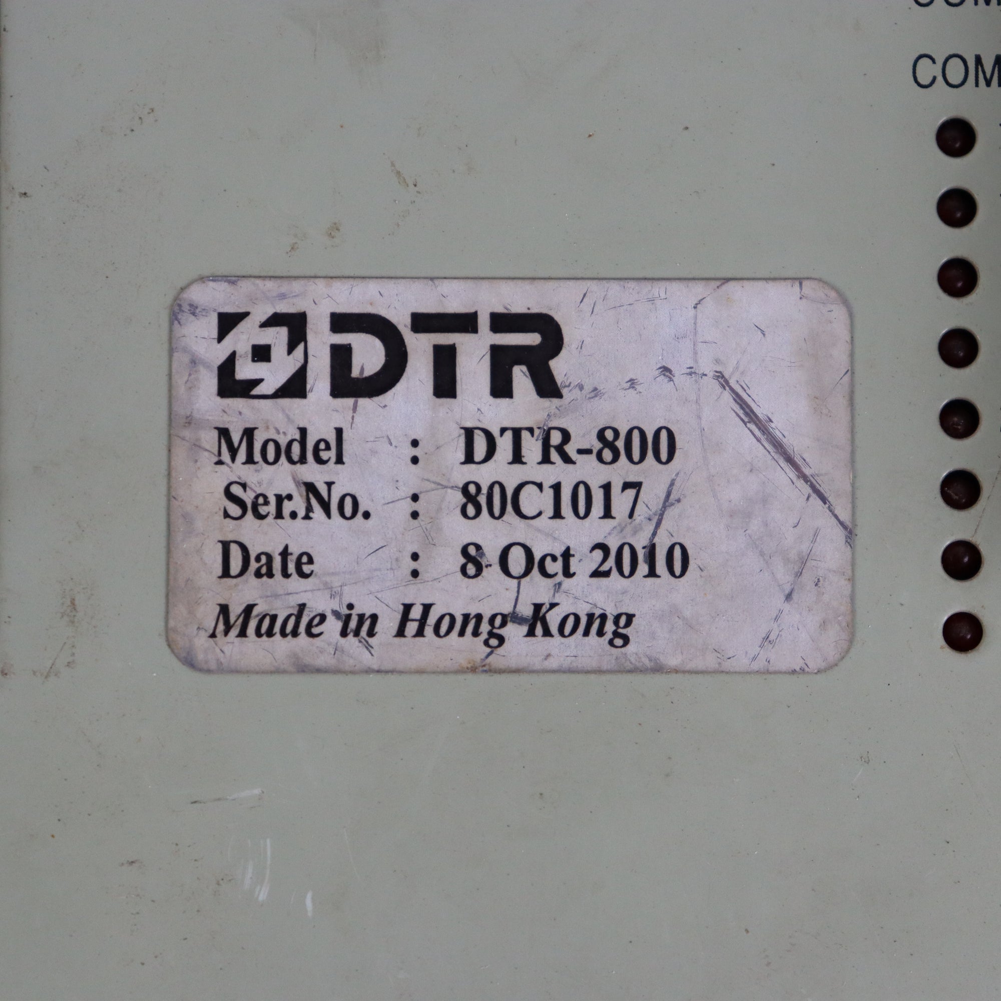 DTR DTR-800染色機電腦