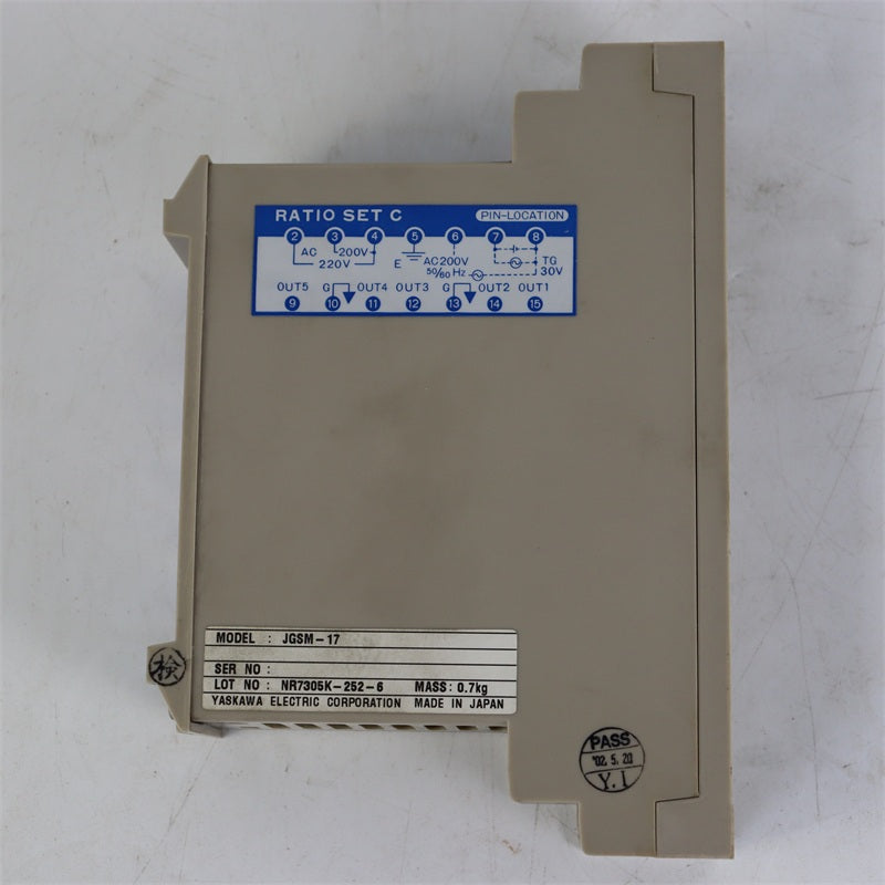 Yaskawa JGSM-17 比率設定器