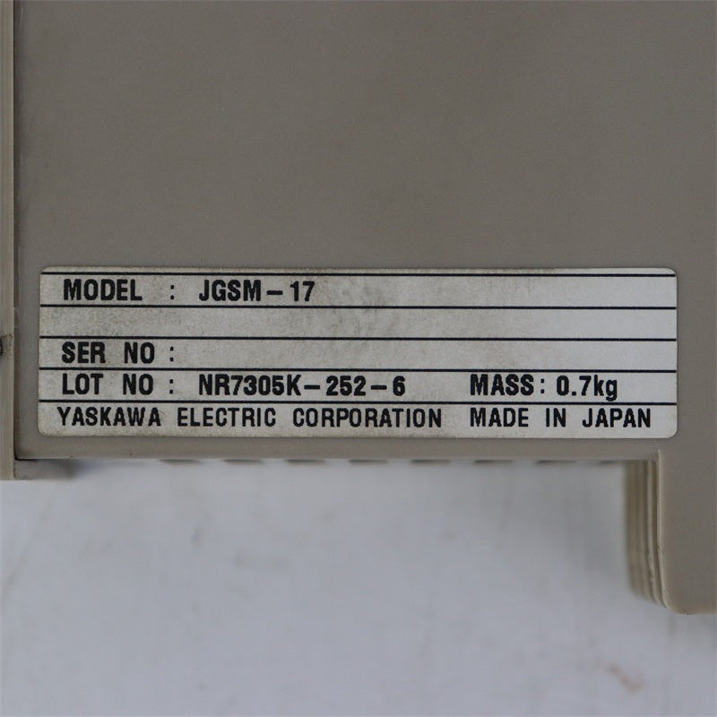 Yaskawa JGSM-17 比率設定器